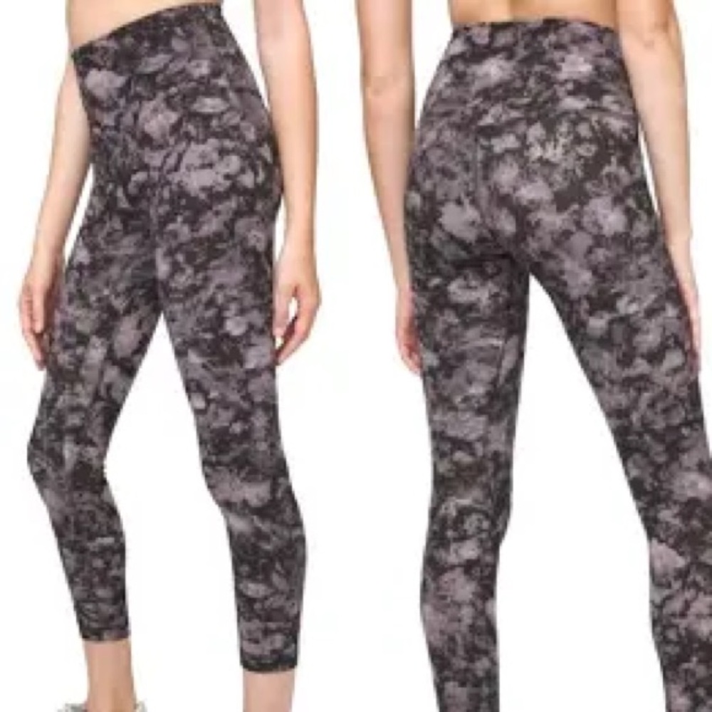 Lululemon Align Pant - Floral Patterned High-Waisted Leggings